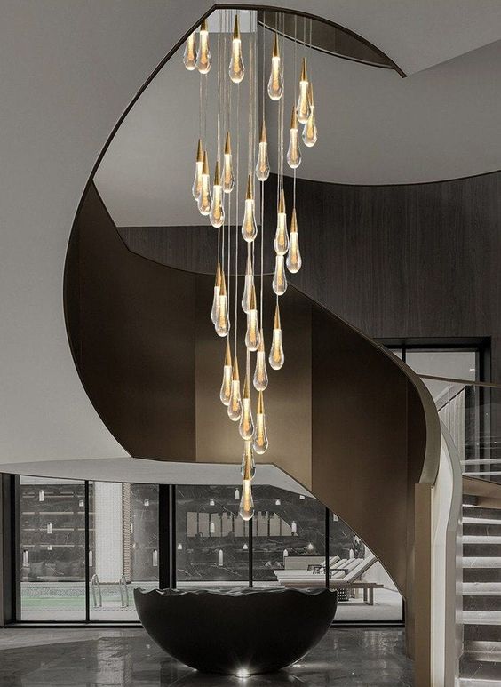 pendants, chandeliers