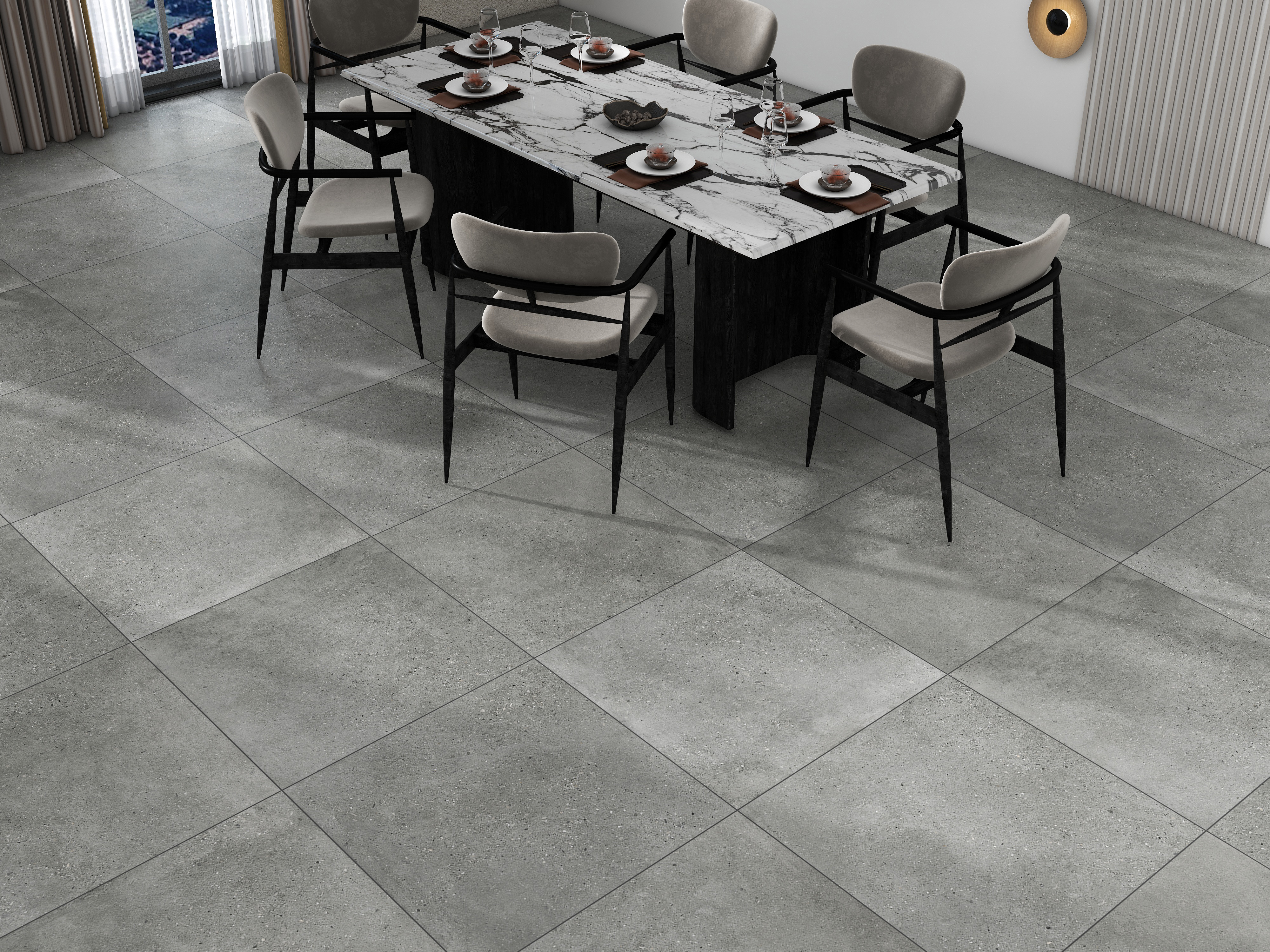 Porcelain Tile 60x60 Aspen Grey (Mat)