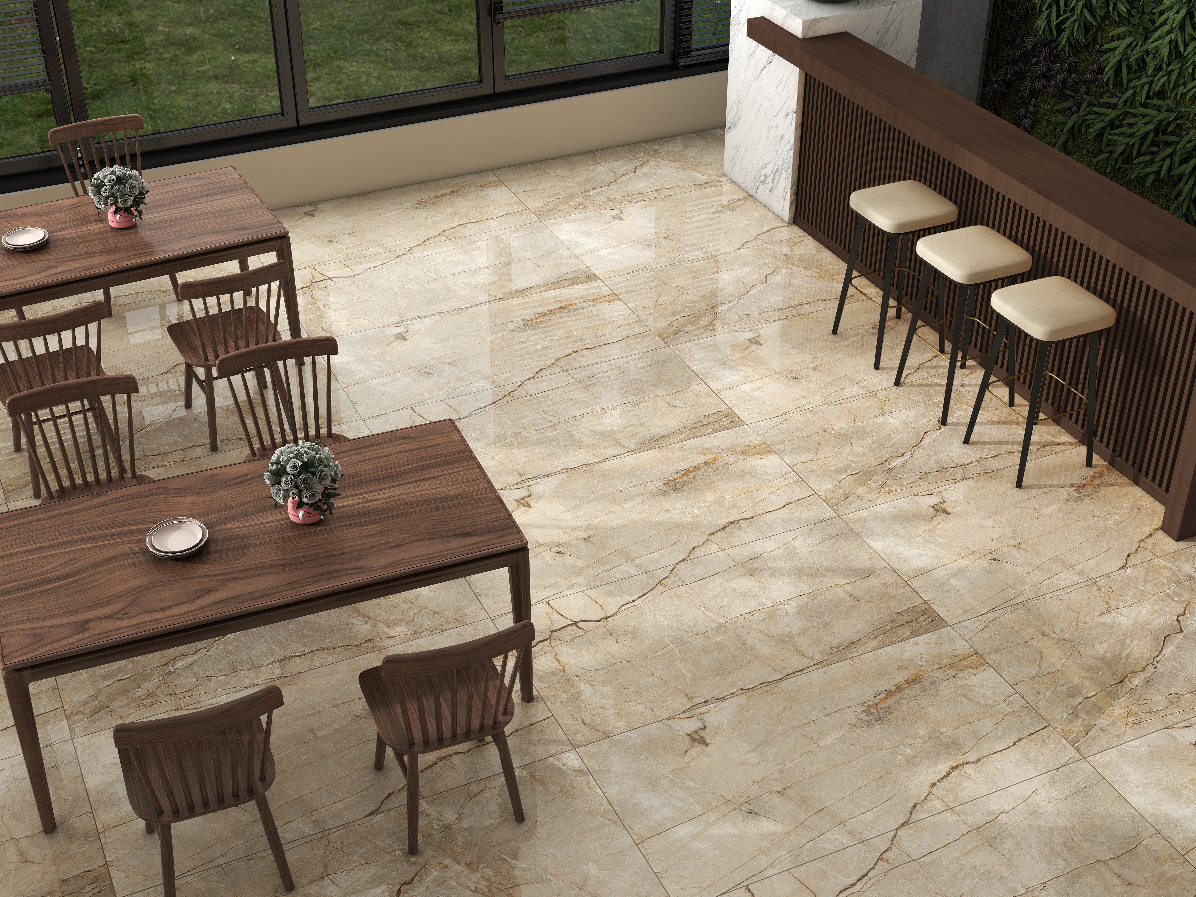 Porcelain Tile 60x120  CR AUTUMN BEIGE (MAT)