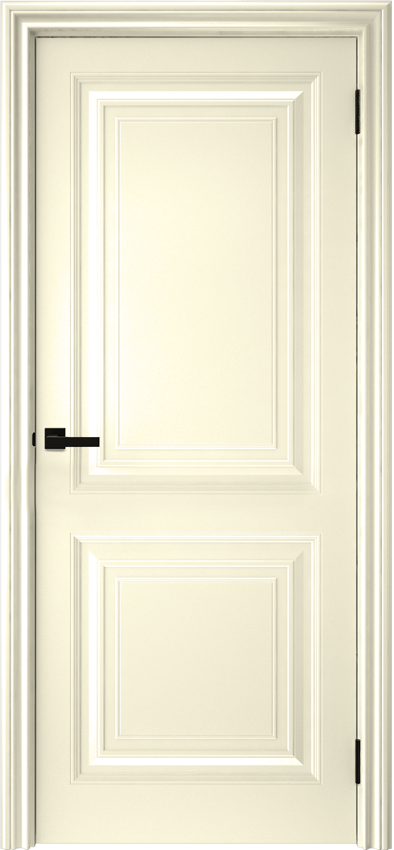 MDF Door Largo 2  Painted 80x205cm/90x205cm  (Light Grey) (White) (Vanilla)
